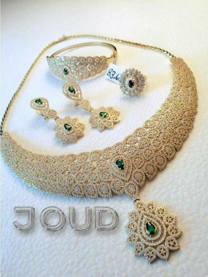 Stone American Diamond Bridal sets Get Free Gift Above