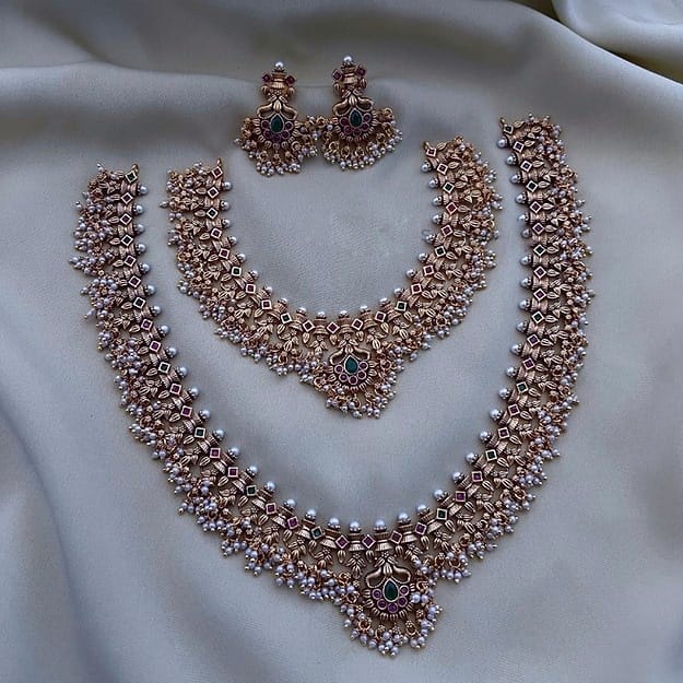 Golden Glow Moti Haar Golden Glow Moti Haar