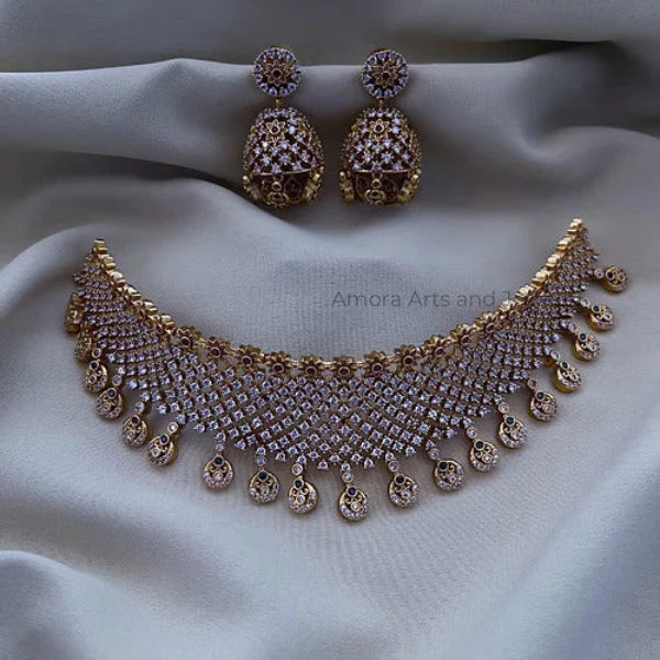 Party Wear Antique High Neck Chocker