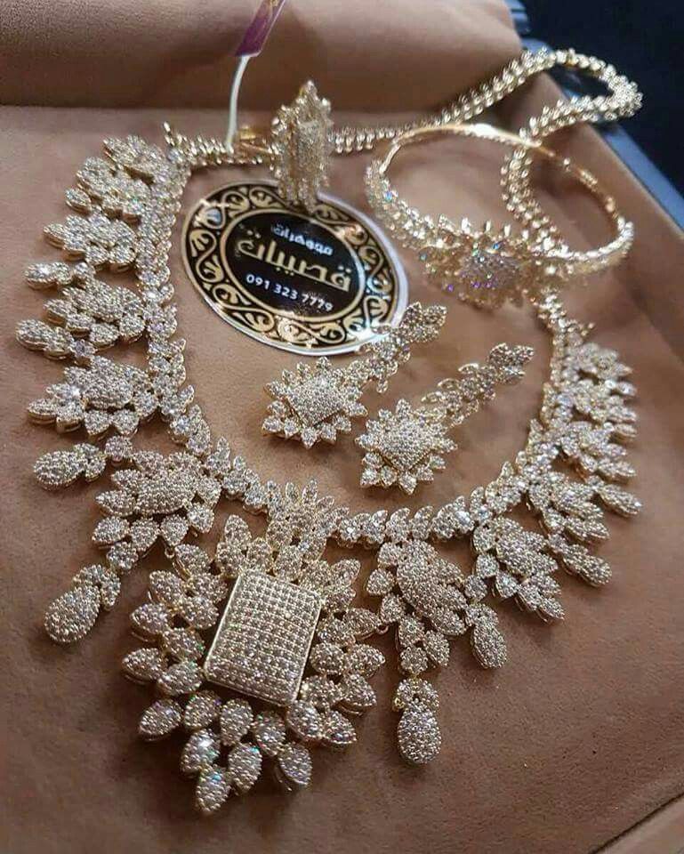 Jewelry Stone American Diamond Bridal sets Get Free Gift Above With Watch