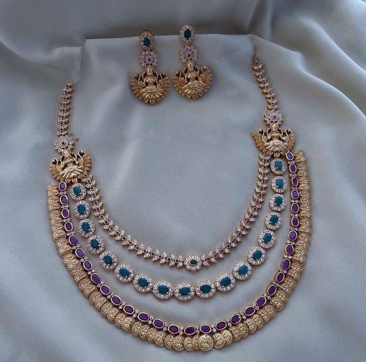 Antique Polished Long Haram 3 Layered