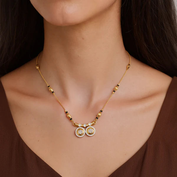 Buy 1 Get 1 Free Manasvi Gold Plated Mangalsutra