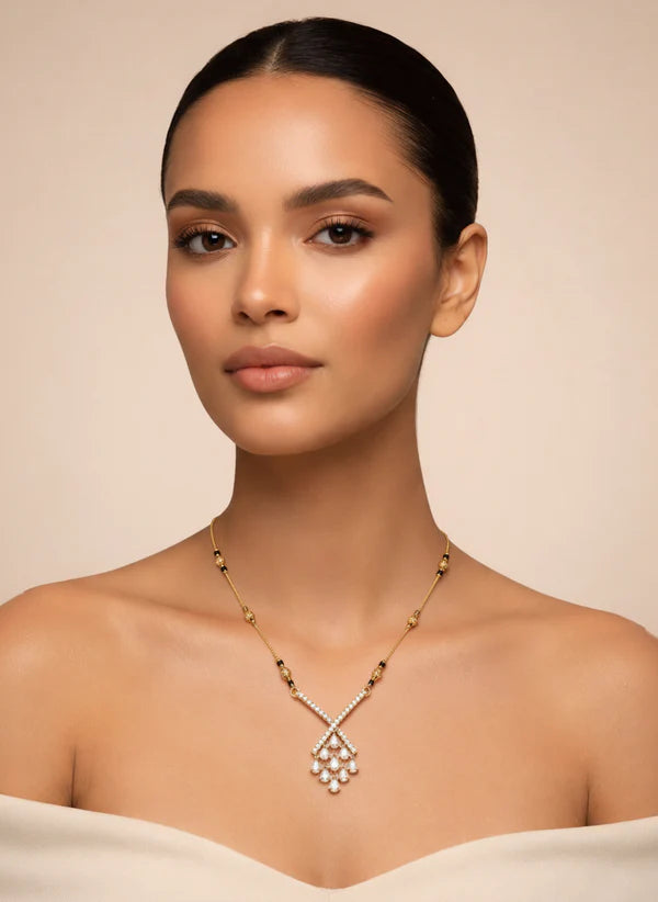 Buy 1 Get 1 Free Shreya Gold Plated Mangalsutra
