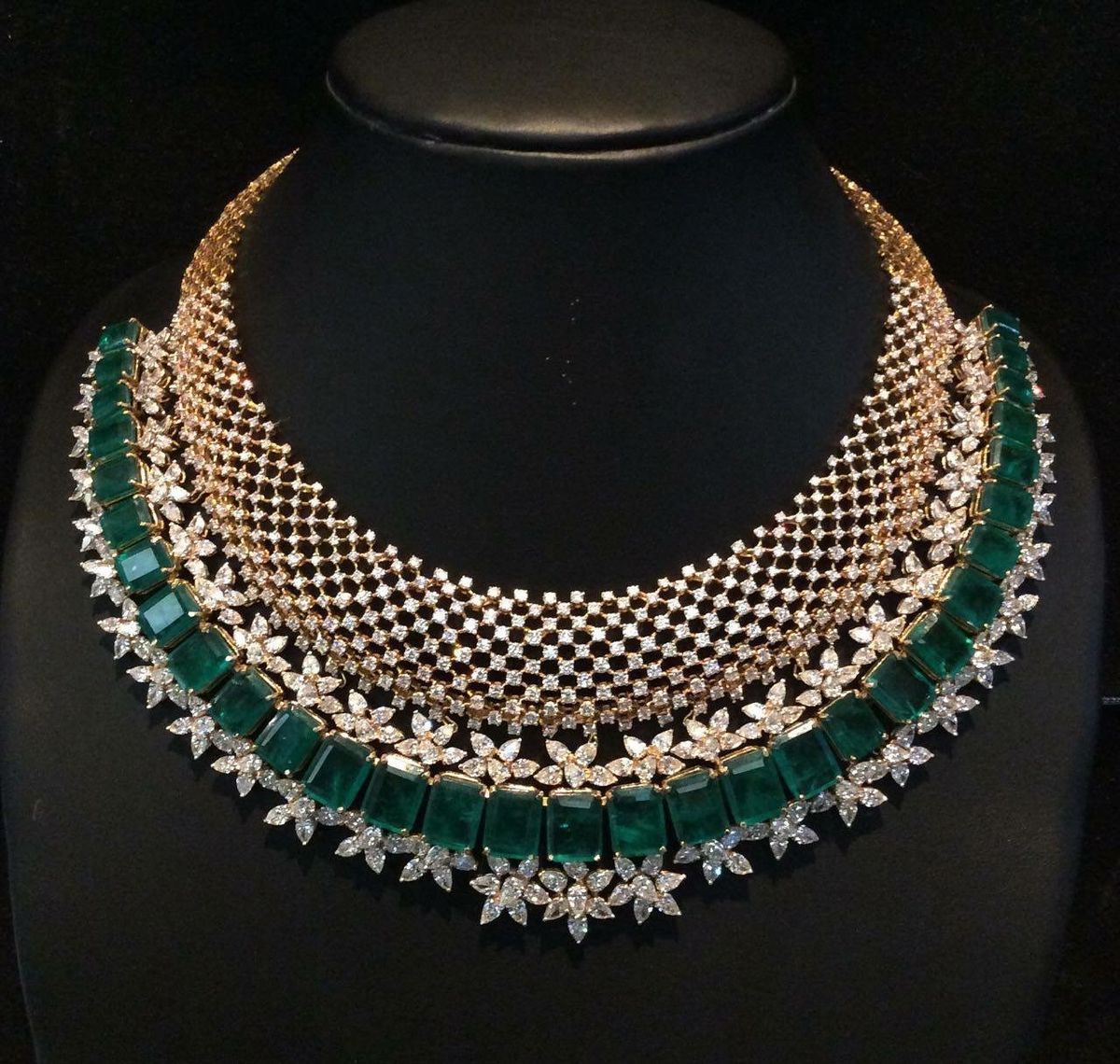 Exquisite American Diamond & Oval Stone Jewelry