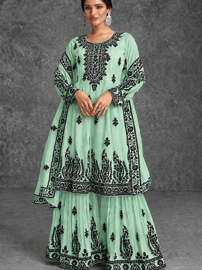Floral Elegance Women's Matching Top & Pants Set