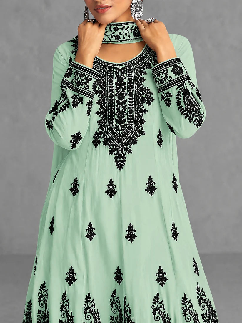 Floral Elegance Women's Matching Top & Pants Set