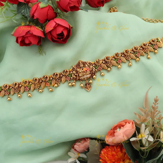 Exquisite Gold Temple Hip Chain - Perfect for Weddings