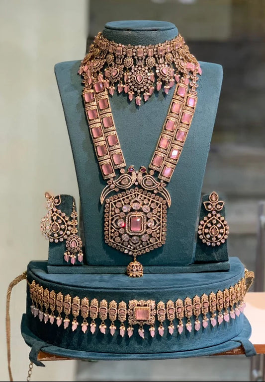 Golden Heritage Necklace Combo Set For All Occasion