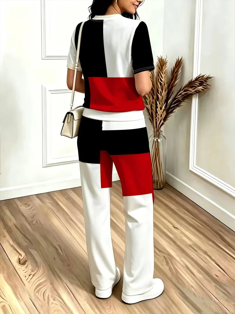 Airport Look Luxe 2-Piece Women’s Pantsuit Set