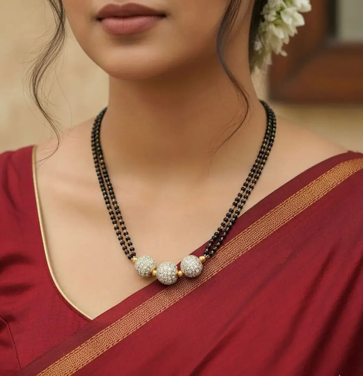 Buy 1 Get 1 Free Combo Set Ashwariya 3 BAll  Mangalsutra