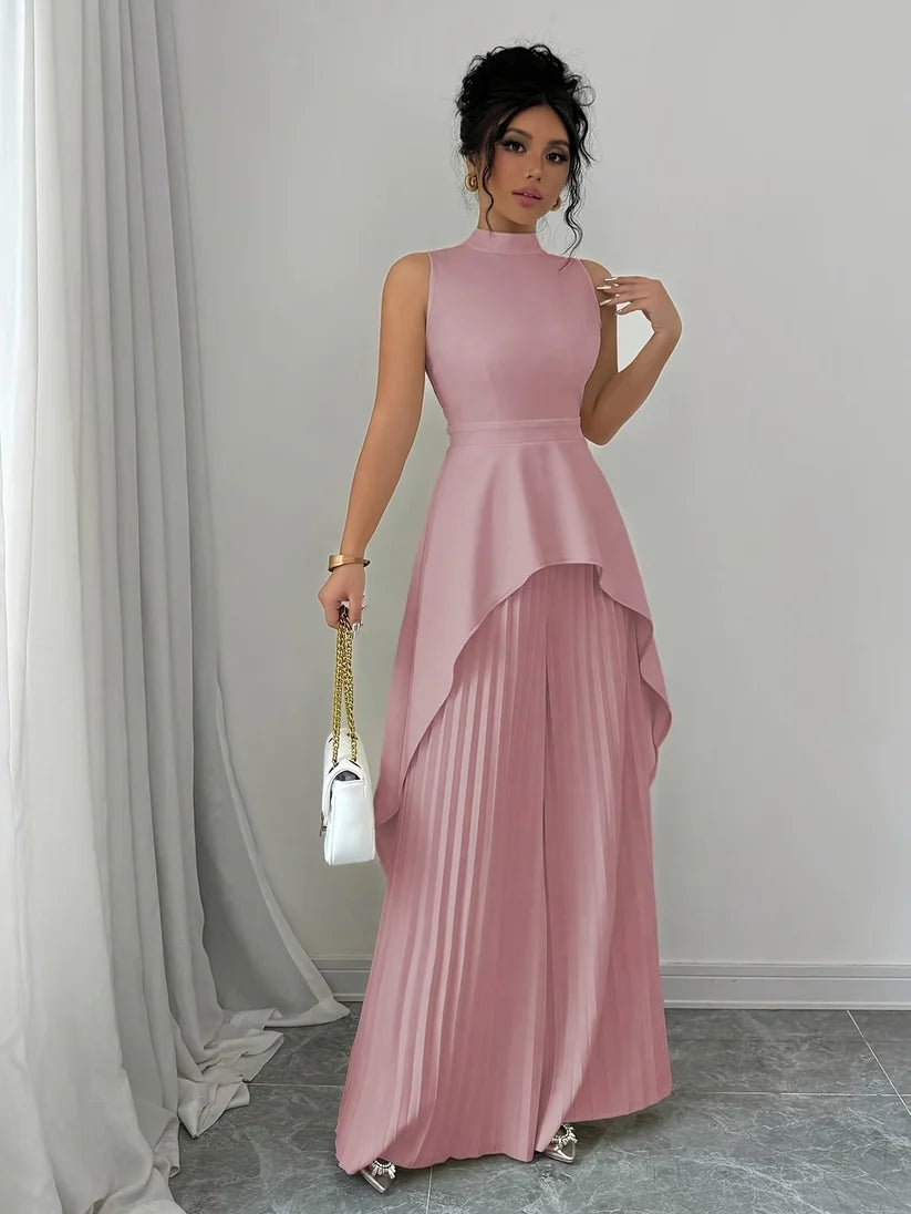 Urban Grace Pleated Pants Ensemble
