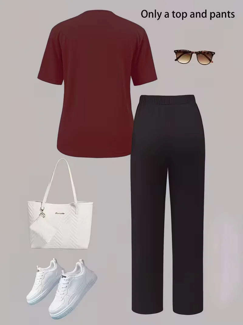 RelaxFit Printed Co-Ord Outfit