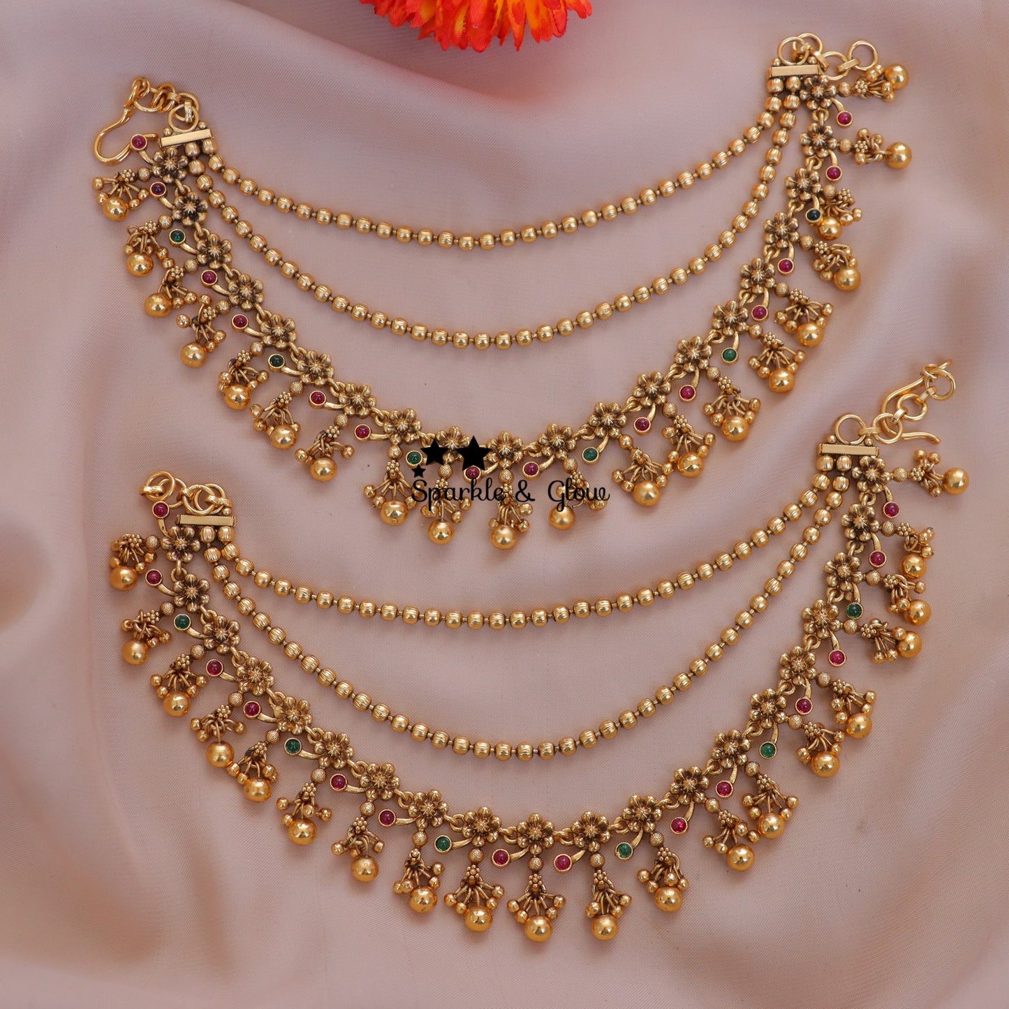 Indian bridal ear jewellery, statement earrings bridal, wedding season jewellery