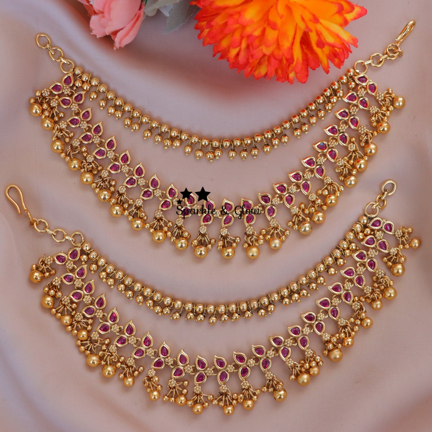 Indian bridal ear jewellery, statement earrings bridal, wedding season jewellery