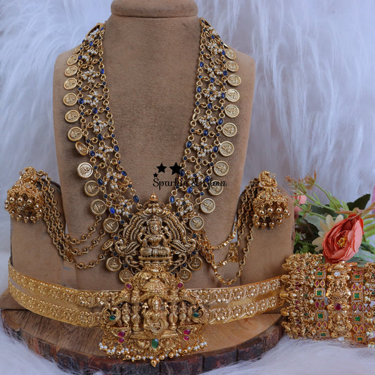 Jewelry Combo Stone American Diamond Bridal sets Get Free Gift Above