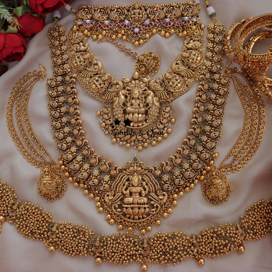 Exquisite Combo Jadau Kundan Pearl Choker Necklace