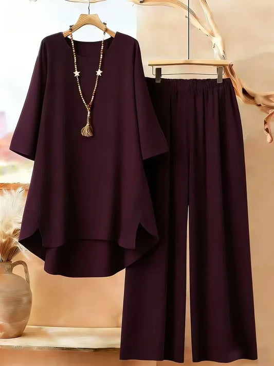 Plus Size Women's Two-Piece Co-Ord Set