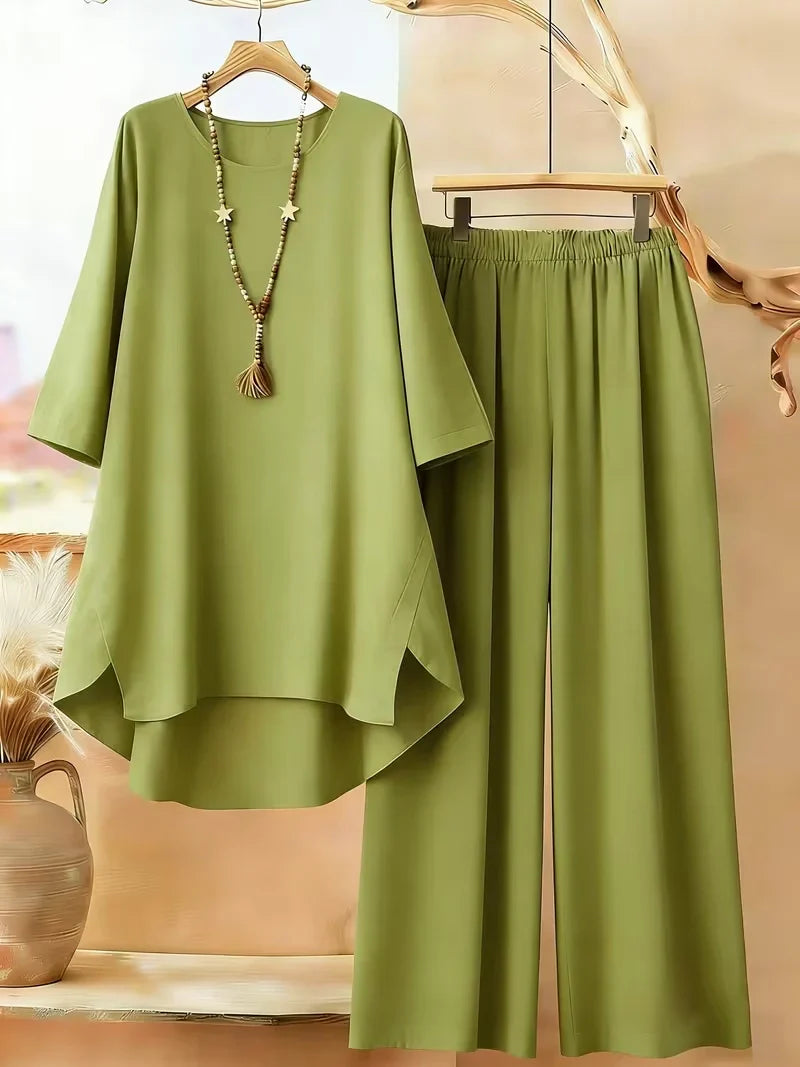 Plus Size Women's Two-Piece Co-Ord Set