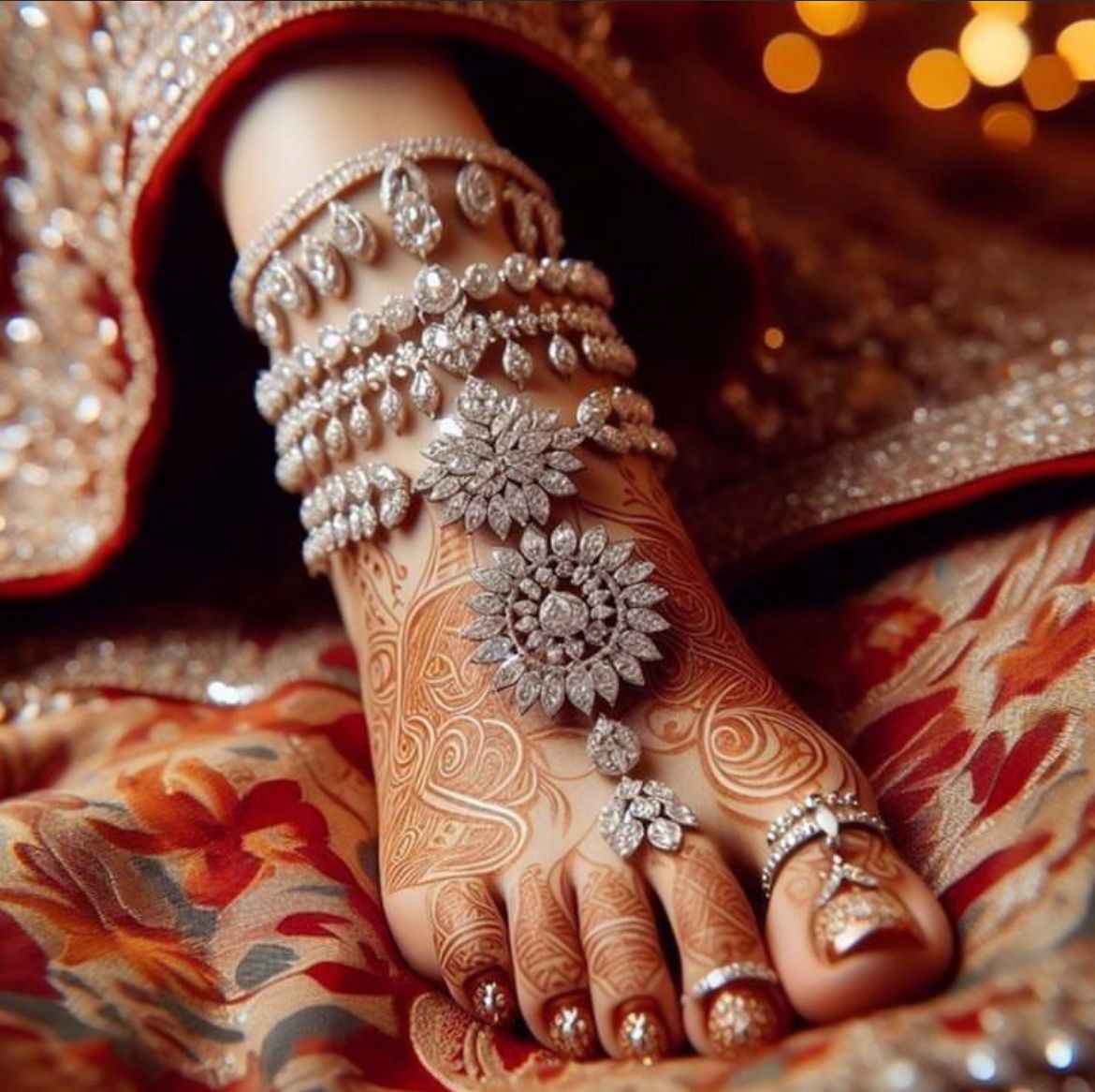 Dimond Jewelry  Fancy payal For NewTrendding