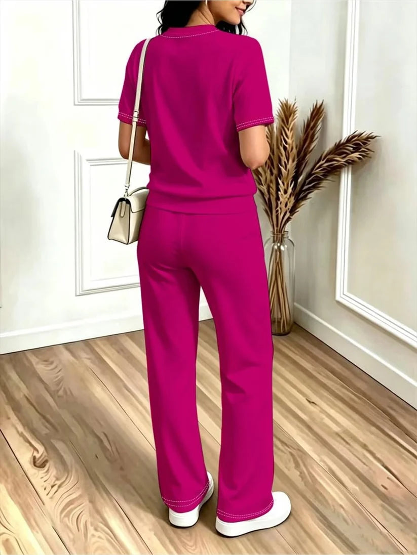 Airport Look Luxe 2-Piece Women’s Pantsuit Set