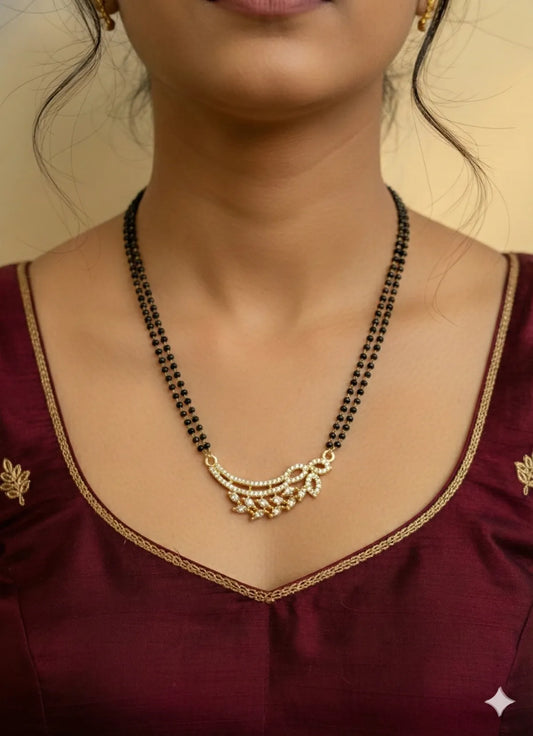 Buy 1 Get 1 Free Combo Set lady American Dimond Mangalsutra
