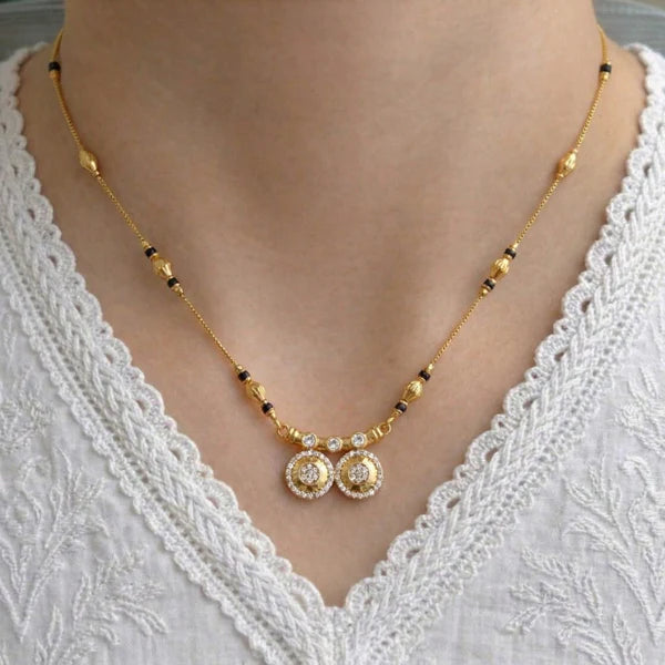 Buy 1 Get 1 Free Manasvi Gold Plated Mangalsutra