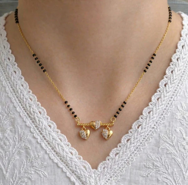 Buy 1 Get 1 Free Aarohi Gold Plated Mangalsutra