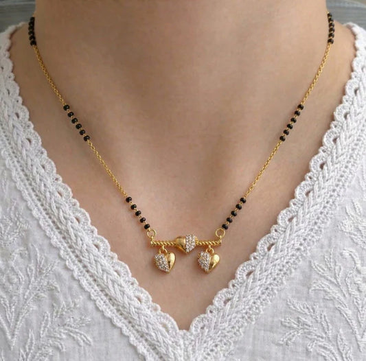 Buy 1 Get 1 Free Aarohi Gold Plated Mangalsutra