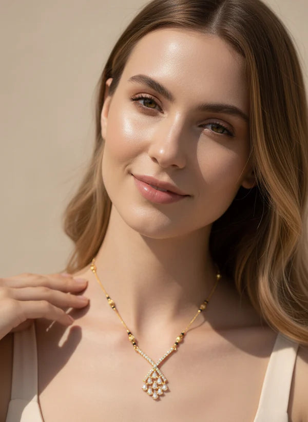 Buy 1 Get 1 Free Shreya Gold Plated Mangalsutra