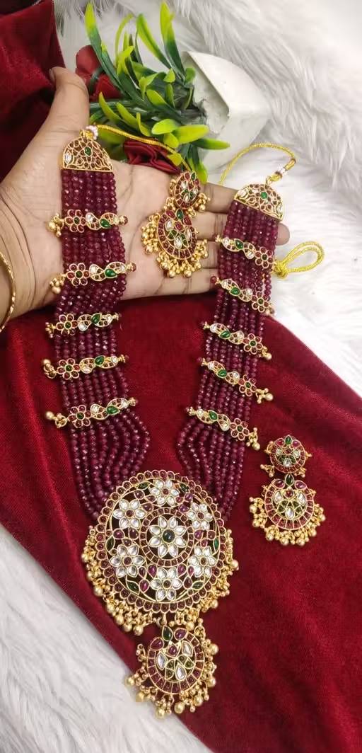 jewellery,choker,necklace,jewellery set,indian wedding jewellery set,Maangalyam/Murukku,south,indian,maharastrian,highquality set for women girls