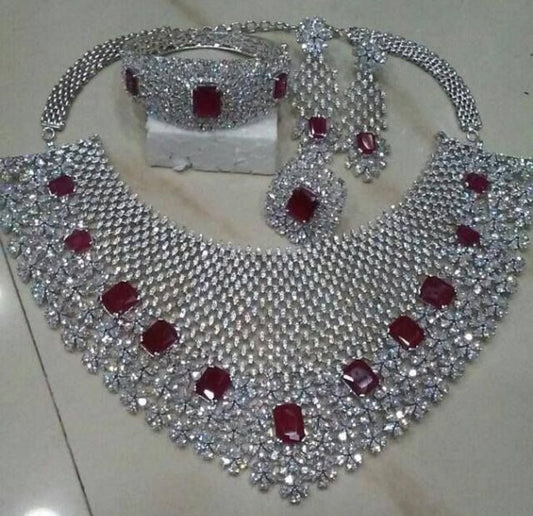 Fulshop With Diamond Work Chocker Set